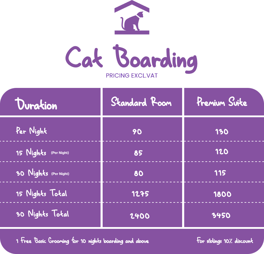 Cat Boarding new price -pawstreet