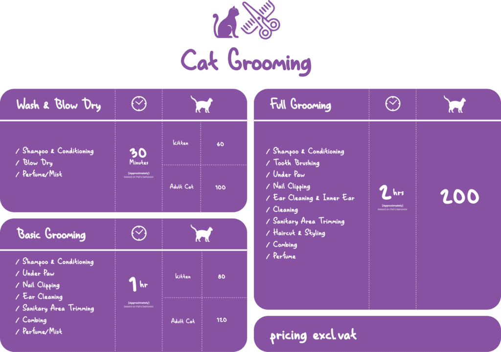 CAT GROOMING - new price